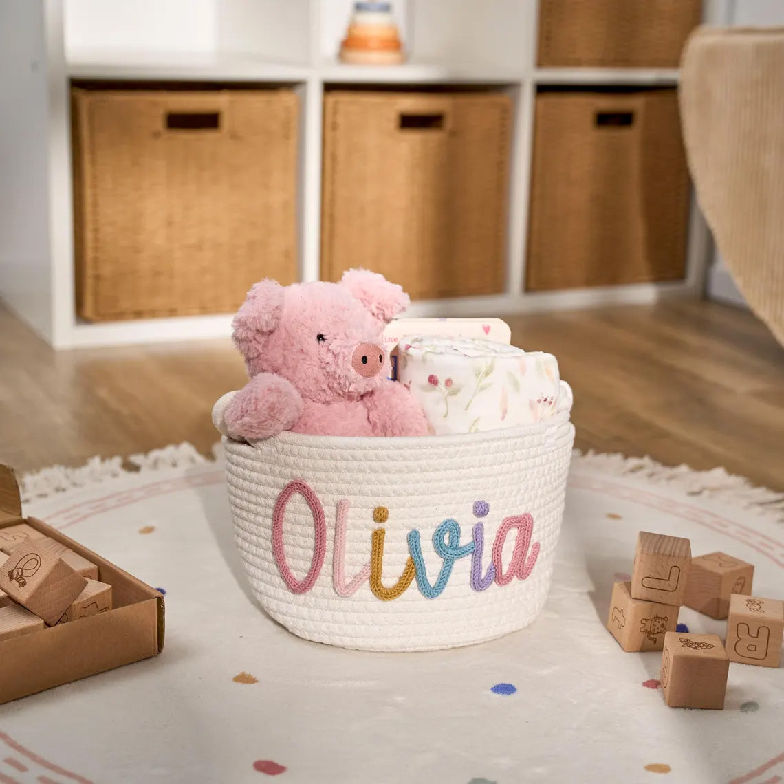 Norelle™ Personlig strikket opbevaringskurv