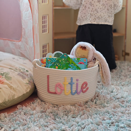 Norelle™ Personlig strikket opbevaringskurv