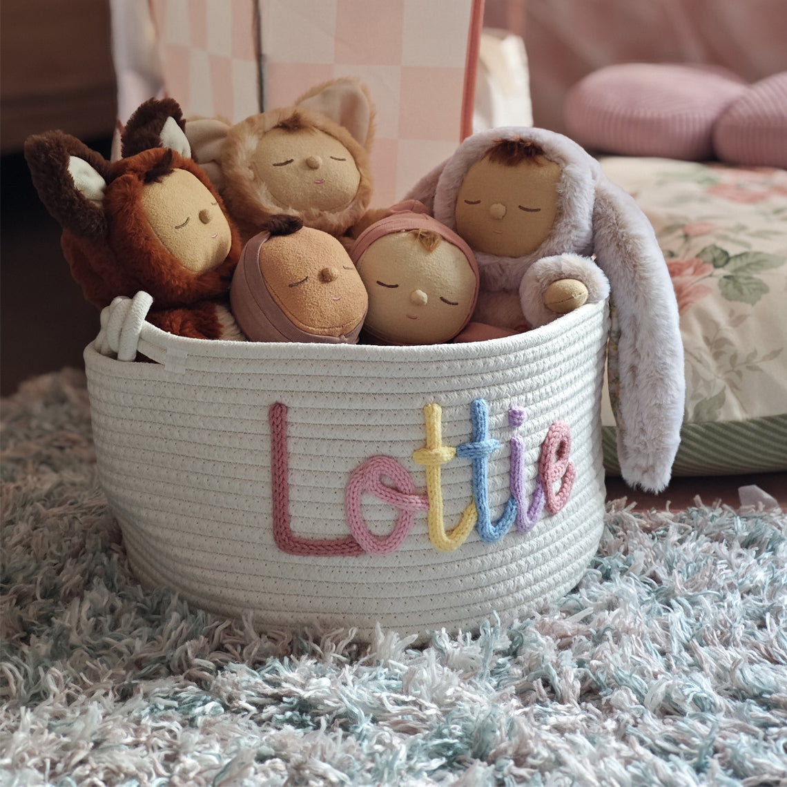 Norelle™ Personlig strikket opbevaringskurv